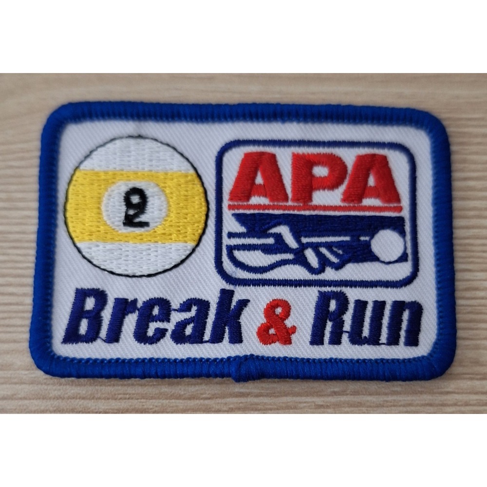 APA PATCH BREAK & RUN POOL LEAGUE 9 BALL PATCH